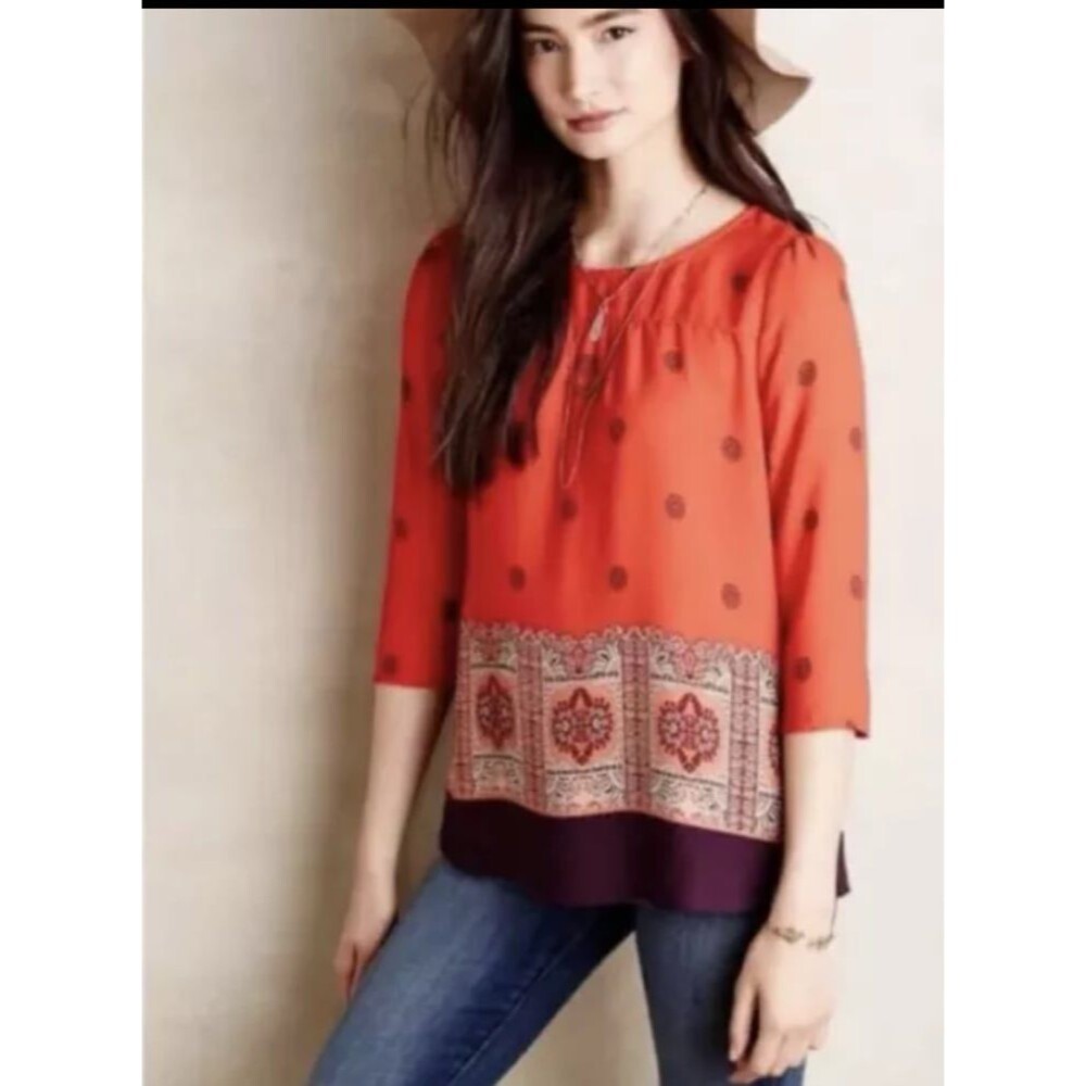 Anthropologie Maeve blouse